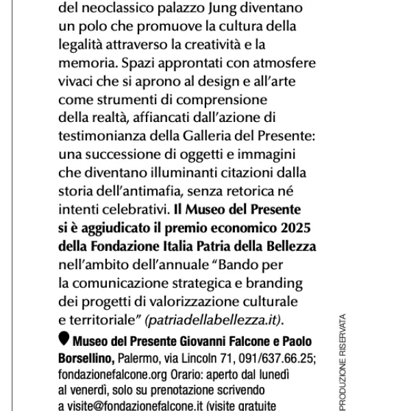 Bell Italia Museo del presente