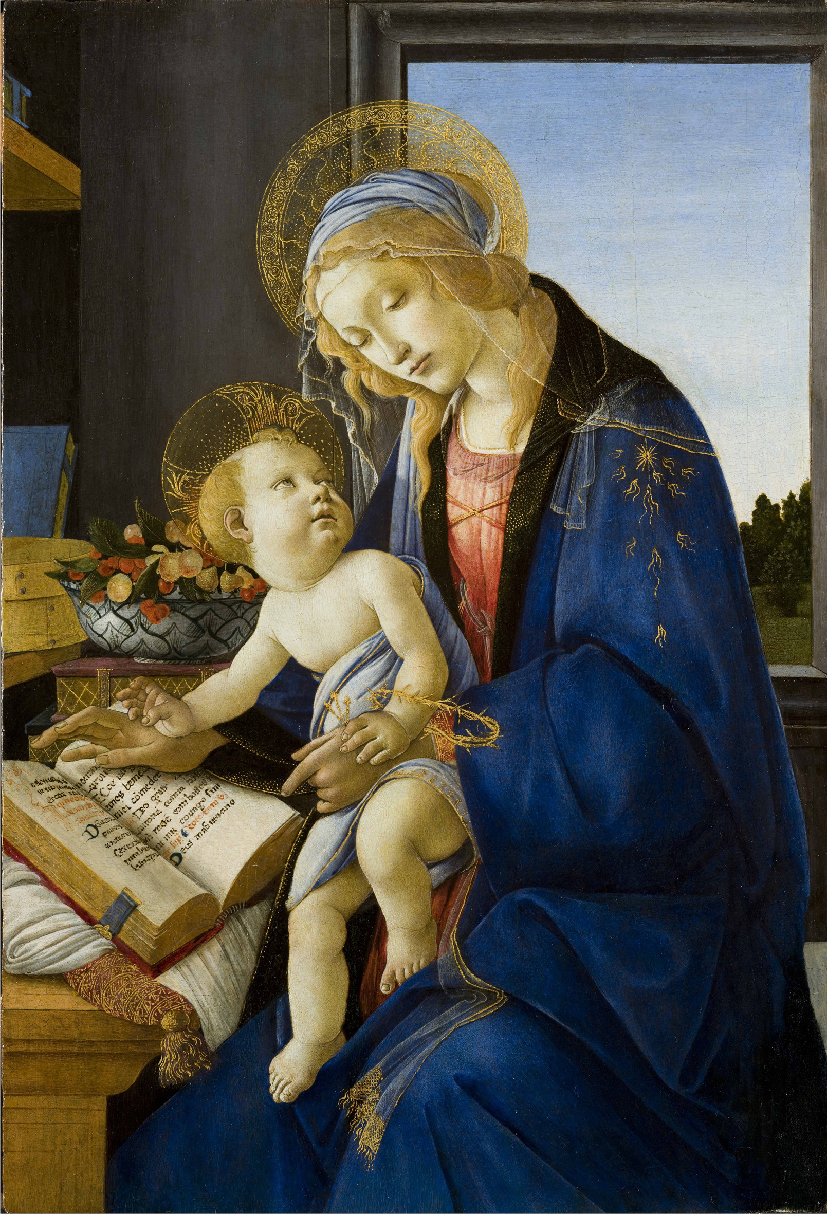 Museo Poldi Pezzoli Madonna del Libro Botticelli