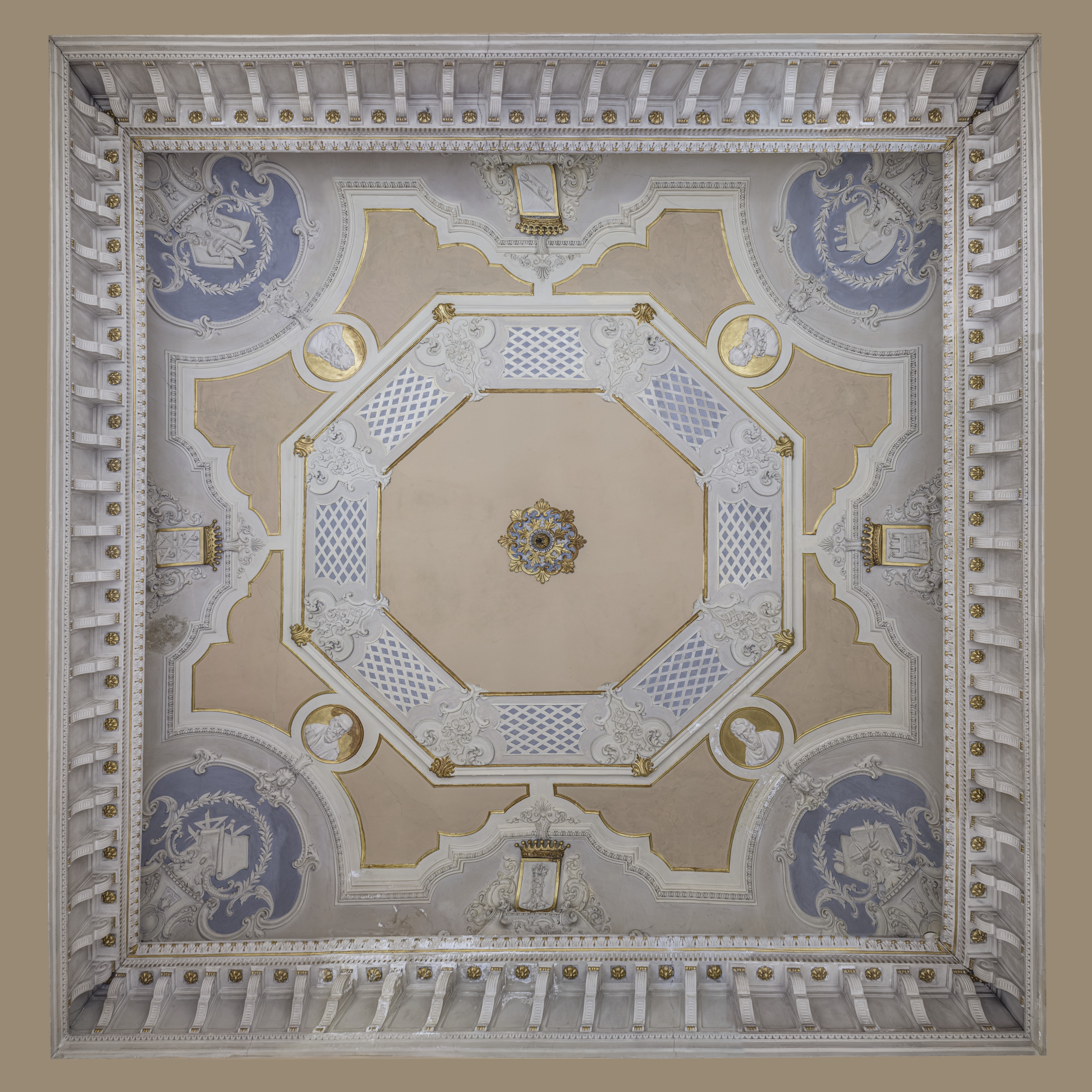 Soffitto sala icone Francesco Sorbini