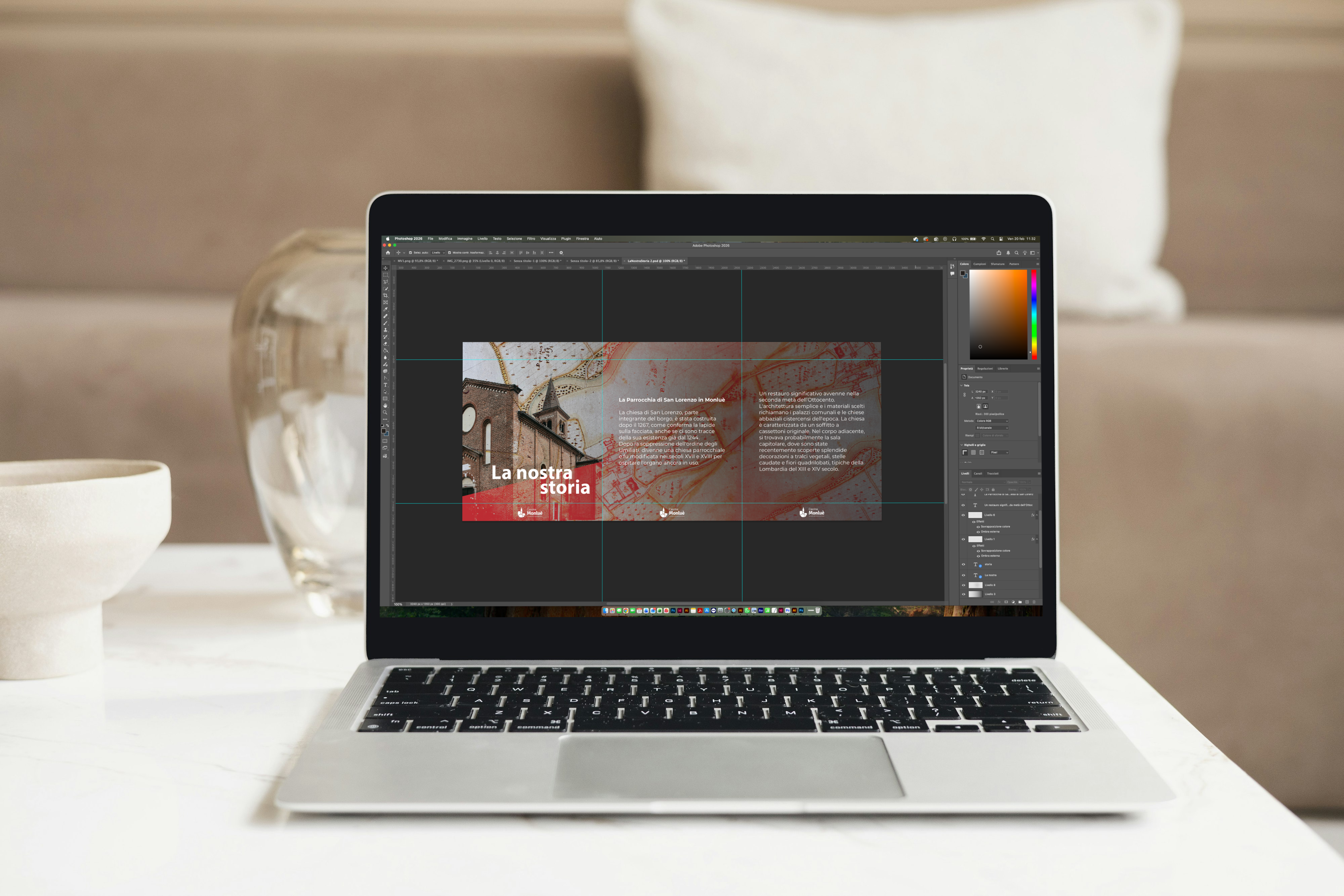 Cascina Monle MOCKUP PHOTOSHOP