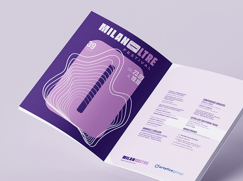 Milan Oltre Visual Identity cartolina