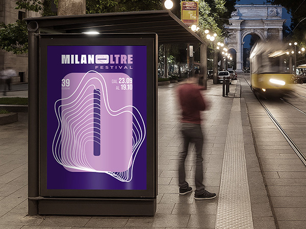 Milanoltre visual identity affisione